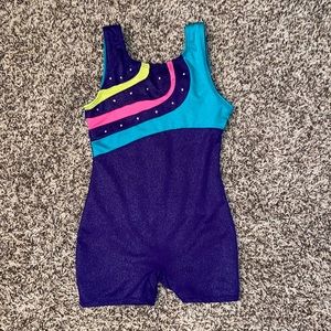Girl’s Sleeveless Gymnastics Leotard